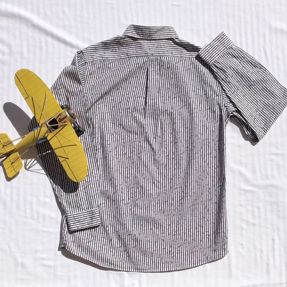 Cremieux Stripes + Swirls Long Sleeve Shirt - Picture 4 of 8